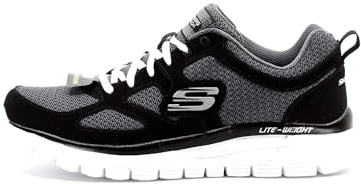 Skechers Burns- Agoura Uomo Scarpe da ginnastica, Black, 42 EU