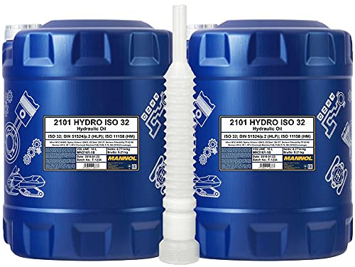 2 x 10L MANNOL Hydro ISO 32 / Hydrauliköl DIN 51524 HLP