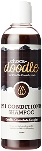 Choca-Doodle 2-in-1 Schokoladenduft Pflegeshampoo & Conditioner für Pudel-Kreuzrassen, 250 ml