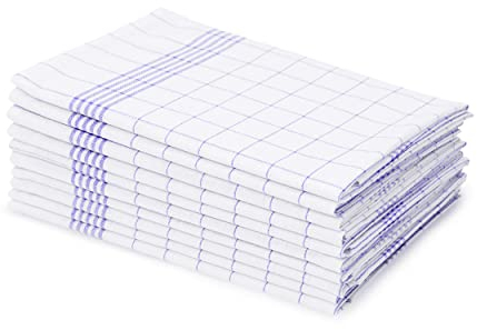 Amago - Torchons (Lot de 10), 50 x 70 cm - Bleu