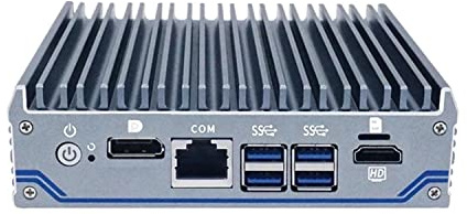 KINGDEL X10 Firewall Micro Appliance Mini PC Celeron J4125 4 Cores 4MB Cache MAX 2.70GHz CPU, 4GB DDR4 RAM 64GB SSD, 4K WiFi Fanless 4xGigabit LAN 4xUSB3.0 1xCOM