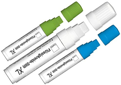 TimeTEX Flüssigkreide-Stift XL - weiß - für Tafeln und alle glatten Oberflächen - TimeTEX 62421