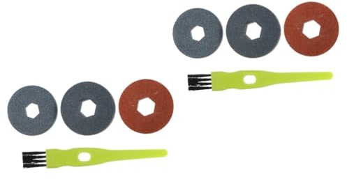 Healvian 2 Set Di Accessori Per Affilare Le Mole Spazzole Per Lucidatura Robuste Pratiche E Facili Da Trasportare 4 Pezzi*2