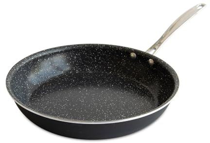 Nordic Ware Basalt Aluminum Saute Skillet, 12-Inch, Ceramic Coating
