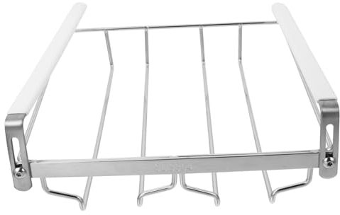 TOPBATHY 1 Pc Soporte para Copa de Vino Perchas de Acero Inoxidable Copas de Vino de Cristal portavasos Colgante portavasos de Vino Percha de Almacenamiento de Gafas sin puñetazos botellero