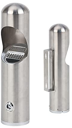 Aschenbecher für den Außenbereich Wandmontage - 602 Standaschenbecher ideal für Büros, Restaurants, Bars - Zigaretten Docking Steckdose und Aschenbecher für Innen und Außen