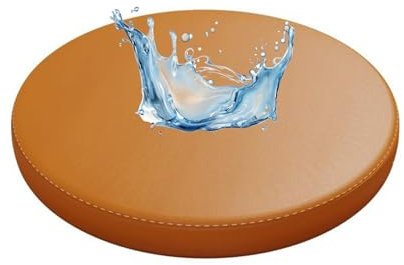 HLTQL Cojines Redondos para Sillas De Cocina、Cojines Redondos Sillas Terraza、Cojines Terraza Exterior Impermeable、Cojines Suelo Grandes、Cojin Redondo Taburete(#2,30cm)