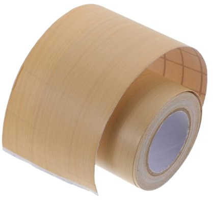 POPETPOP Autocollant Moulure Plinthe Auto-adhésive Décoration Murale Chambre Salon Balcon Cache Joint Sol Vinyle Design Naturel