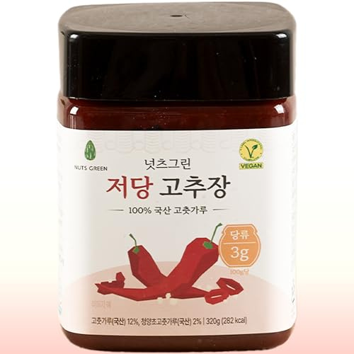 The Joah Premium Low Sugar Gochujang - Authentic Korean Chili Paste - Gluten Free, Vegan, Non-GMO, No Corn Syrup - Wholesome Fermented Hot Sauce for Bibimbap, Tacos, & Marinade - 11.2 oz (320g)
