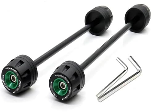 Sturzpads Vorder Und Hinterachse Für Für Aprilia RS Tuono 660 2021–2023 Motorrad Radnabenschutz Motor(Green)