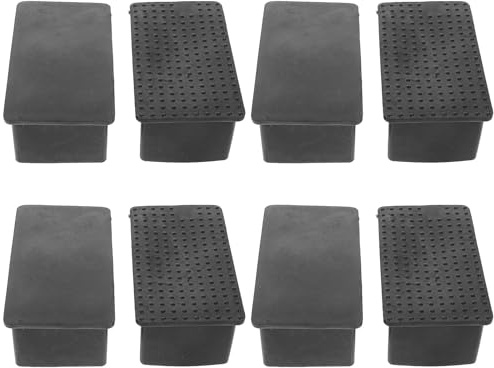 Rectangular Rubber Non Slip Chair Furniture Feet Covers Anti Skid Table | Furniture Legs Placement, Snugly Legs Tables Fit, Wear During Events, Protection Against Item Damage, Cabinets Placement