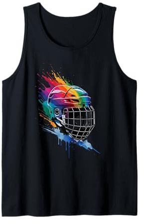 Casco de Hockey sobre Hielo Camiseta sin Mangas