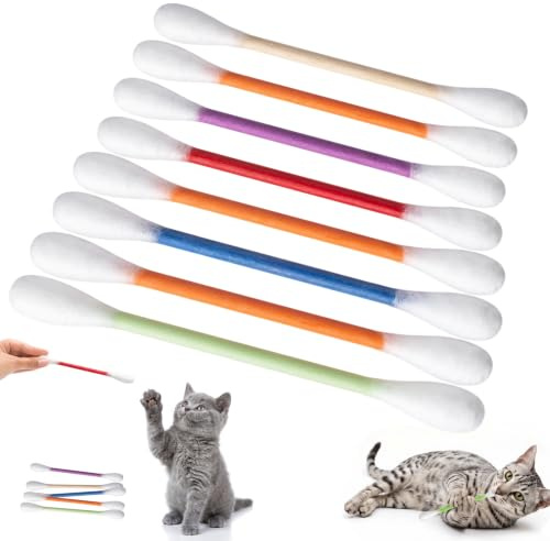 Luhuuxmu Cotons-Tiges pour Chats avec Herbe à Chat – Lot de 8 Bâtons de Mastication Géants pour Chatons, Jouets Interactifs en Feutre pour Chat pour Soulager l'Ennui, l'exercice, Le Jeu et l'Anxiété