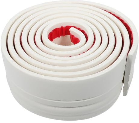 Kisangel Flexible Baseboard Molding Trim, 4 Inch Self-Adhesive Wall Base