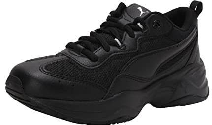 PUMA Cilia sneakers för kvinnor, Svart svart silver persika bud, 36 EU