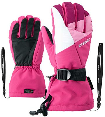 Ziener Kinder LANI GTX glove junior Ski-handschuhe, pink blossom, 7 (XL)