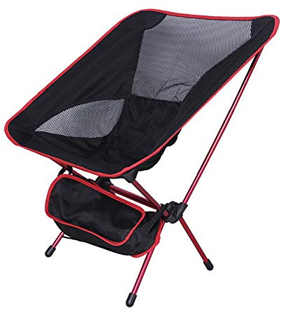WANGLXFC Klappstühle, Campinghocker Kompakt, Ultraleichter Mini Campingstuhl klappbarer Strandstuhl mit Aluminiumgestell - Stabiler Outdoorstuhl, A