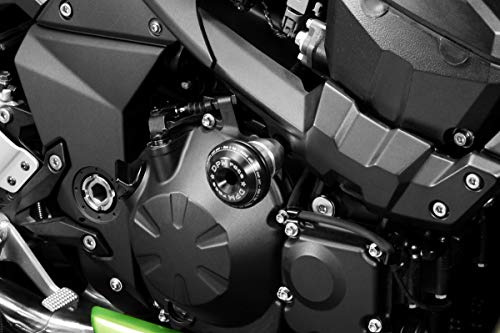 Z750 2007/14 - Kit Sturzpads 'Warrior' (R-0639/1) - Aluminium Sturzschutz Rahmen Crash Sliders - inkl. Hardware-Bolzen - Motorradzubehör De Pretto Moto (DPM Race) - 100% Made in Italy
