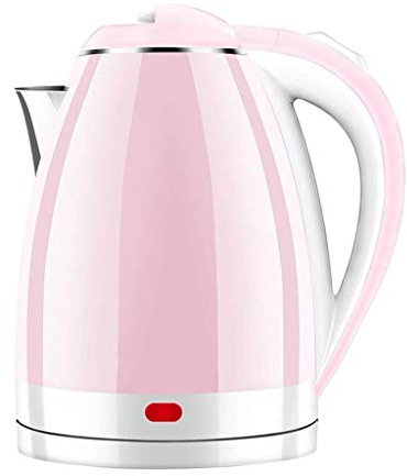 Gpzj Bouilloire Bouilloire électrique en Acier Inoxydable 304, Mise Hors Tension Automatique bouillante Grande capacité Bouilloire Domestique 2L (Rose)