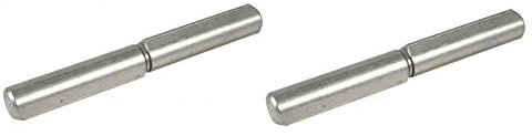 Bisagra de acero inoxidable de 160 mm con perfil de gota soldable, 1 par, 2 unidades