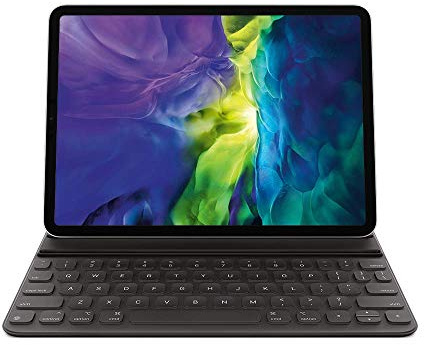 Apple Smart Keyboard Folio (für iPad Pro 11-zoll 1-4 Gen und iPad Air 4-5 Gen) (QWERTZ Deutsch) Schwarz (Generalüberholt)