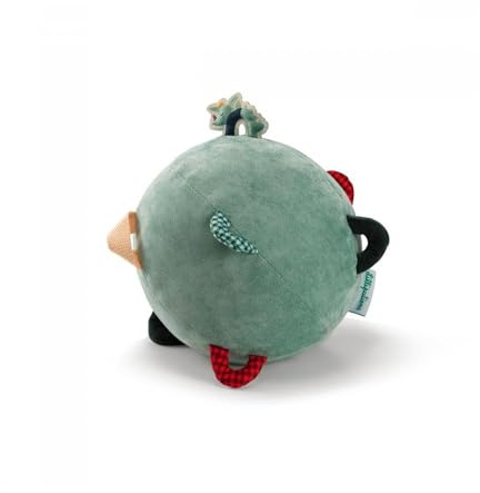 Lilliputiens - Klangball Joe - Musikalischer Aktivitätsball aus Stoff für Babys und Kleinkinder - Fördert sensorische Wahrnehmung und Motorik - Frühförderndes Spielzeug - Ab 6 Monaten - 83397