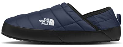 The North Face Men's Thermoball Traction Mule V Winter Shoe - Insulated & Water Repellent, Rubber Outsole, Summit Navy/TNF White, 13
