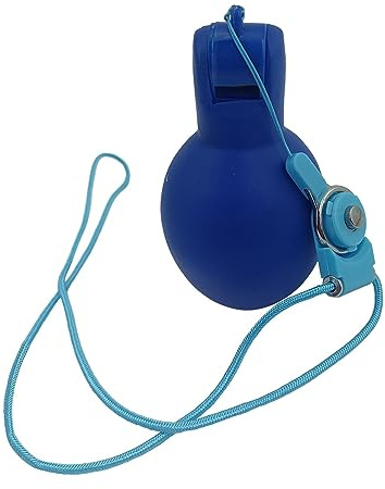 Fonowx Pfeife Sport Handpfeife, Sportpfeife mit Umhängeband, Trillerpfeife für Trainer, Schiedsrichter Pfeife, Hand Squeeze Whistles für Schiedsrichter, Sportlehrer, Hundetrainer