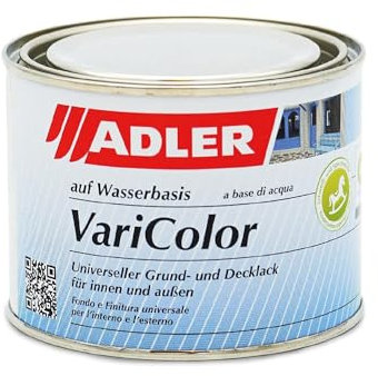 Buntlack Acryllack ADLER Varicolor in vielen Farbtönen, wasserbasiert 375ml RAL9016 VerkehrsWeiß