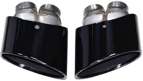 Auspuffblenden Für RS3 Für RS4 Für RS4 Für RS5 Für RS6 Doppel Innere Auspuffrohr Edelstahl Auto Schalldämpfer Spitze Endrohr Auspuff