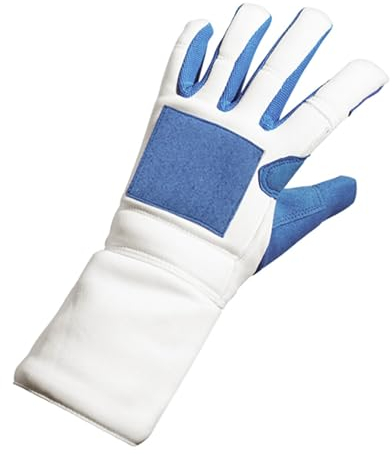 DJJYCTNM Fechthandschuhe, Waschbarer, Rutschfester Übungsfechthandschuh - Fechthandschuhe für Erwachsene und Kinder für Degen, Florett und Säbel (Color : Left Hand, Size : XXL)