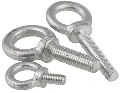 BKEKM ringschrauben Hebeösenmuttern 1 Stück Augenmutter Stahl M6 M8 M10 M12 M14 M16 M18 M20 Augenschraube für Kabelseil-Ösenschraube Marine-Hebeösenschrauben stabil