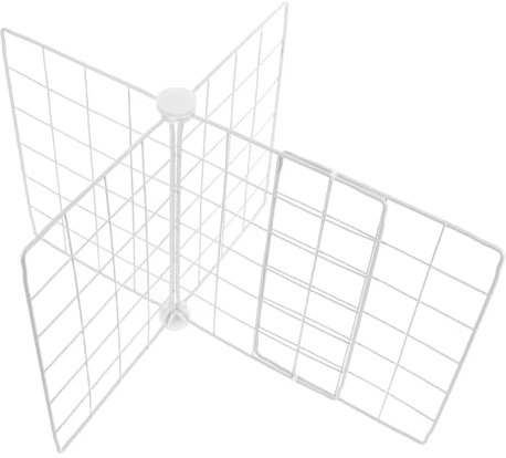 Amosfun Divisor de Alambre para Congelador Ajustable 42-56x41x32 Cm de Hierro Resistente Organizador Metálico para Frigorífico Doméstico Almacenamiento en Cocina Hogar