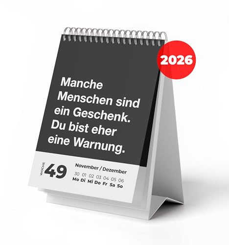 Der Anti-Motivationskalender 2026 - Kein Licht am Ende des Tunnels • 53 Wochen pure Ernüchterung (2026)