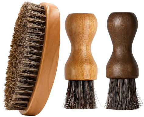 Gemüsebürste Und Pilz Bürste 3er Set, Gemüsebürste Holz, Effektiv Für Kartoffeln, Wurzelgemüse Und Champignons, Praktische Küchenbürsten Für Die Schonende Reinigung, Spülbürste Nachhaltig