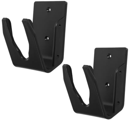 2 Stück Schwarze Barcode Scanner Wandhalterung aus Kunststoff | Universelle Passform für Barcodescanner, Wandmontage mit Sicherem Halt, für Lager und Handel