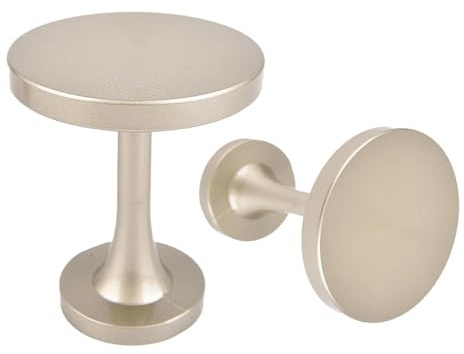 TopHomer Vorhanghalter, Metall-Vorhang-Raffhalter, modern, Vintage, dekoratives Medaillon, Wandmontage, Vorhanghalter (mattes Silber)