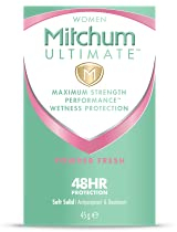 Mitchum Ultimate Women 48 Hr Protection Soft Solid Cream Stick Deodorant and Anti-Perspirant, Powder Fresh, 45 g (Pack of 1)
