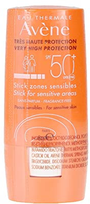 Avene Solaire Haute Protection Stick Zones Sensibles Spf50+ 8 Ml 8 ml