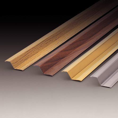 Inofix Perfil de transición, compensación de altura sin niveles para laminado, alfombra, parqué y azulejos, 98,5 x 4 x 1,2 cm (L/B/H) autoadhesivo