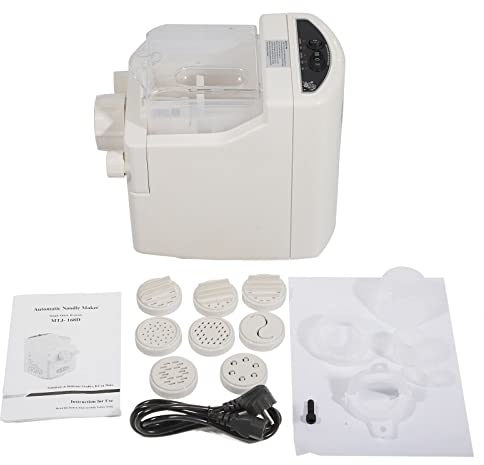 Máquina de pasta blanca empanada máquina de pasta casera máquina de pasta 180w 500g capacidad Máquina automática de pasta para hacer pasta fresca en casa