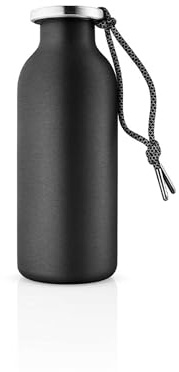 Eva Solo | 24/12 to Go Recycled Isolierflasche Black | Der Inhalt bleibt 24 Stunden kalt und 12 Stunden warm | Black