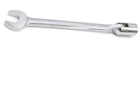 VekAuto 1 Pc Combination Socket Spanner, 17mm Swivel Head Combination Wrench Universal for Car Chrome Vanadium Silver Tone