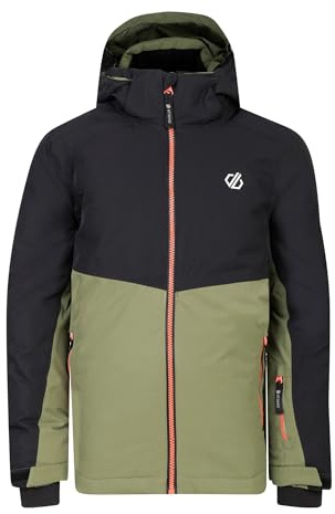 Dare 2b Unisex Kids Imposeivjacket Ski Jacket, Olivine Green/Black, 9-10 Years EU