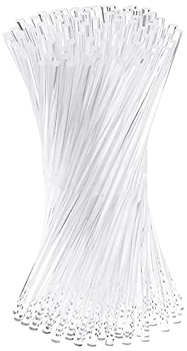 Pylorixz 100 Piezas de Varillas de AcríLico de Piruletas de 4 Pulgadas Varillas de AcríLico Reutilizables Transparentes para Hacer Piruletas Pasteles Dulces Chocolates