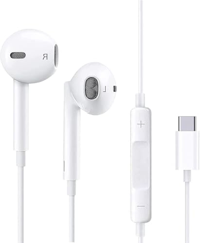 Cuffie Auricolari TYPE-C USB C con filo per Samsung S23 Ultra A53/A54 S22/S21/S20,Google Pixel 7 6A,Huawei P30 pro/P40,OnePlus 11/10