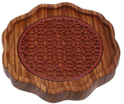 Cabilock Portavasos De Madera Antideslizante Para Soporte De Para Protector De Mesa Accesorio De Decoración Para y