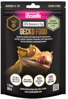 Arcadia EarthPro SFG Crested Gecko Food Magnesium Banana and Fig 80g