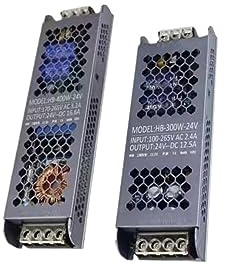 RGBENYQZ 1 Uds. Fuente de alimentación conmutada de luz Lineal 12v24v Diamante Negro Ultrafino 60w100w200w300w400 Transformador de luz Lineal(12V200W)