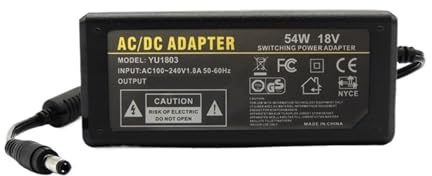 Adaptador de corriente de 18 V 5 A, fuente de alimentación for intercomunicador de control de acceso a edificios, fuente de alimentación regulada de de 18 V